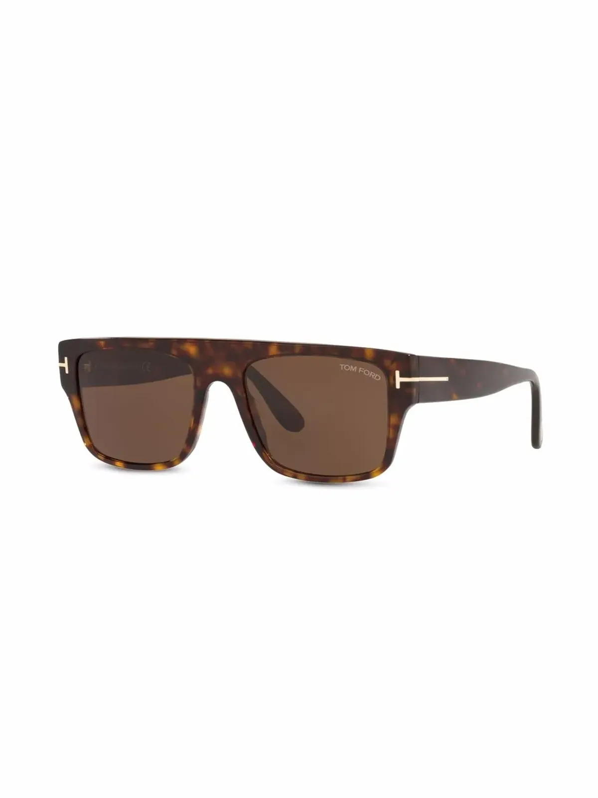 TOM FORD Eyewear tortoiseshell-effect square-frame sunglasses - Green - 画像2