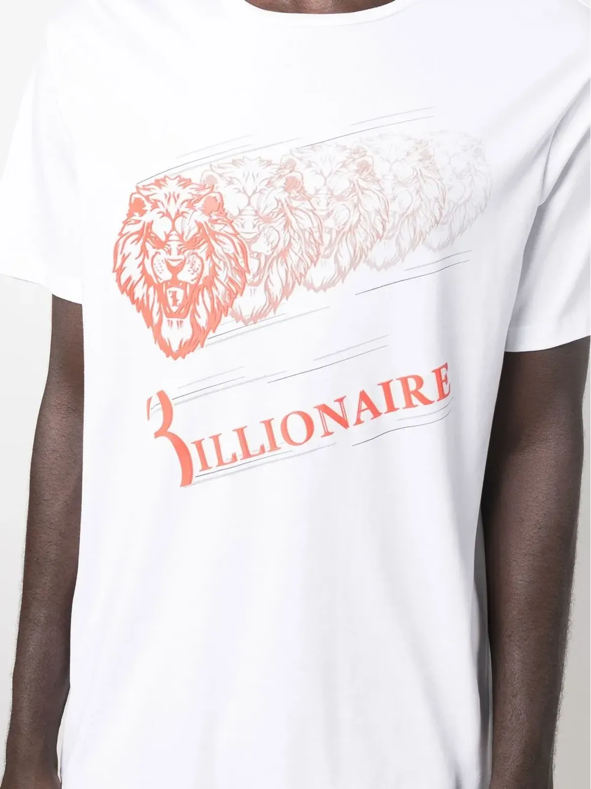 Billionaire ロゴプリント コットン Tシャツ - 画像5