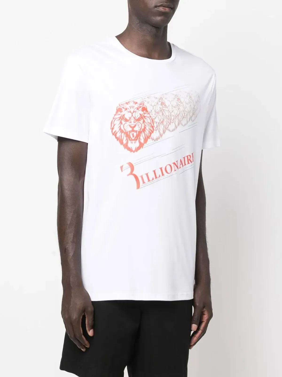 Billionaire ロゴプリント コットン Tシャツ - 画像3