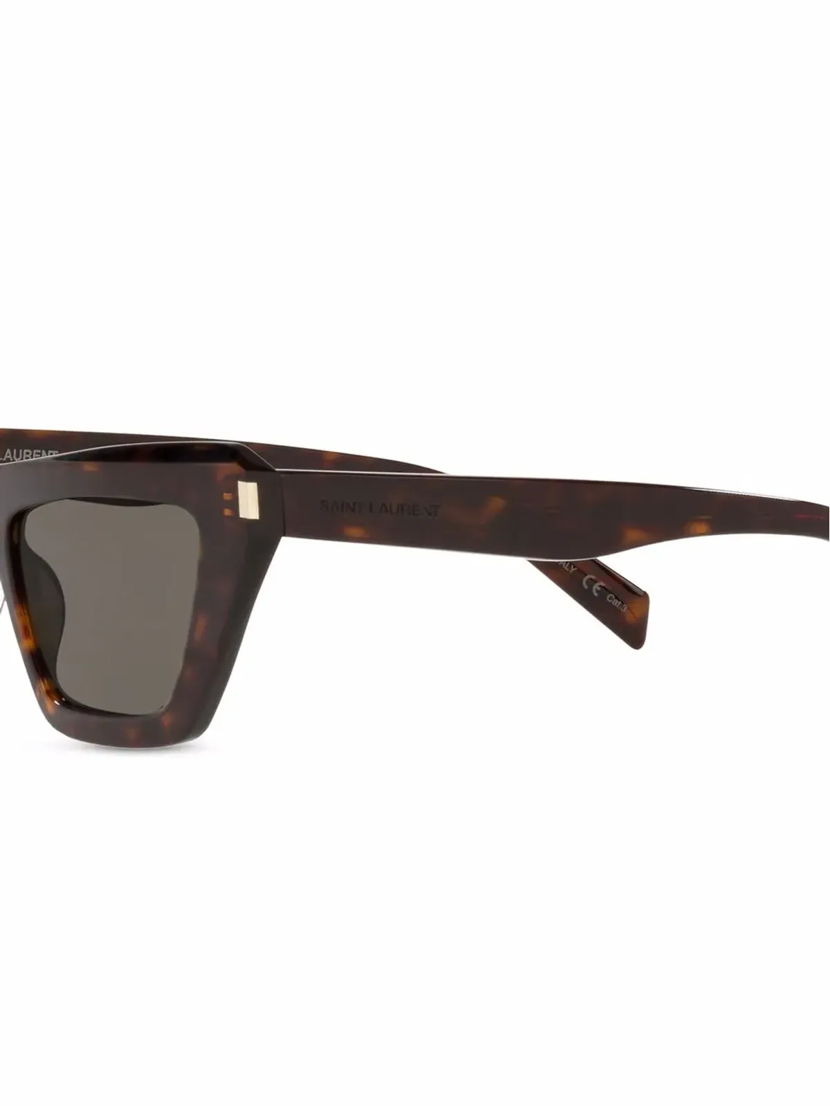 Saint Laurent Eyewear べっ甲調キャットアイサングラス - 画像3