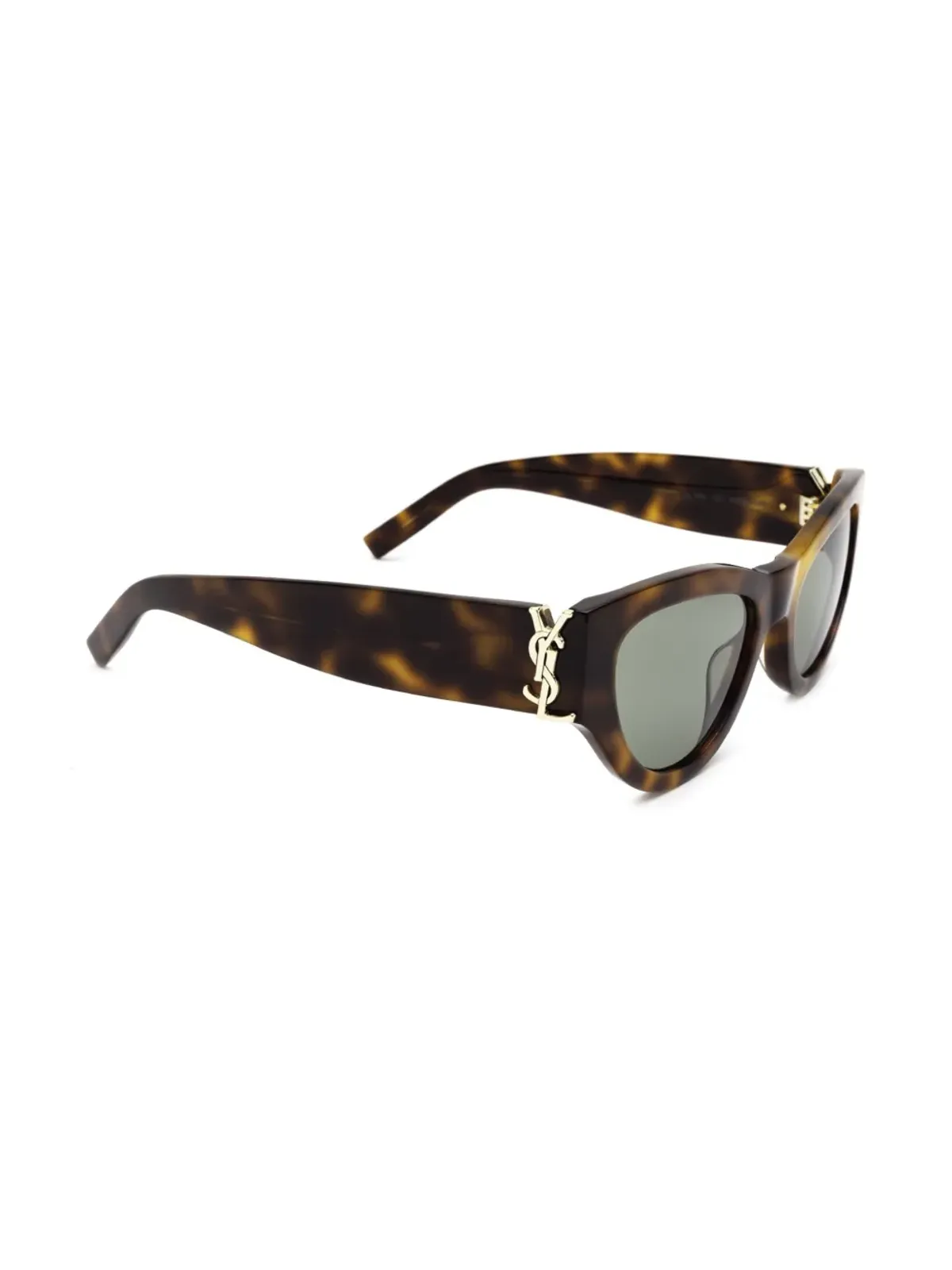 Saint Laurent Eyewear べっこう柄のキャットアイフレームサングラス - 画像2