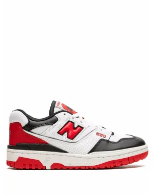 New Balance 550 ホワイト/レッド/ブラック スニーカー - サムネイル1