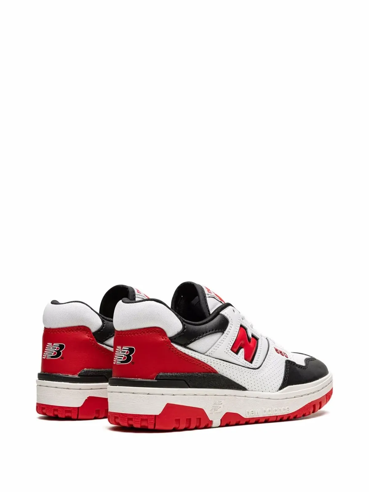 New Balance 550 ホワイト/レッド/ブラック スニーカー - 画像3