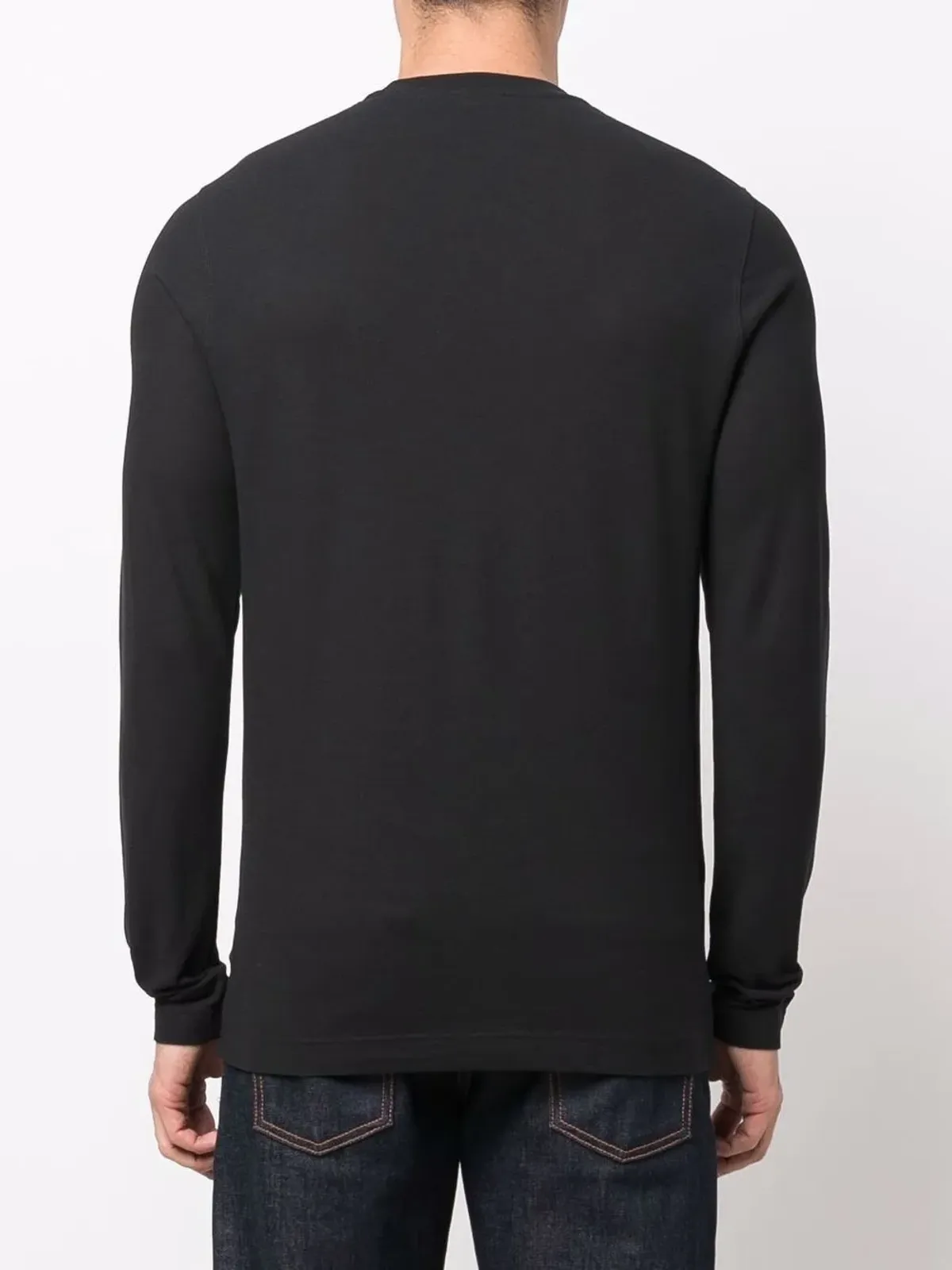 Zanone 長袖コットンTシャツ - 画像4