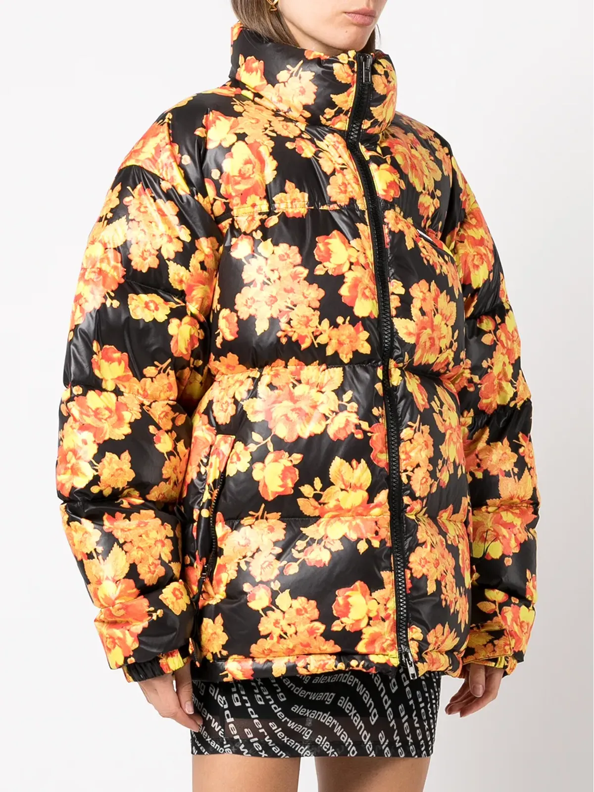 VETEMENTS 花柄プリント ダウンジャケット - 画像3