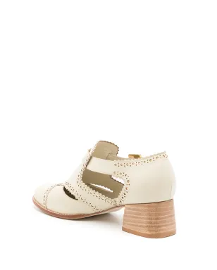 Sarah Chofakian ホワイトシティ カットアウトパンプス - サムネイル3