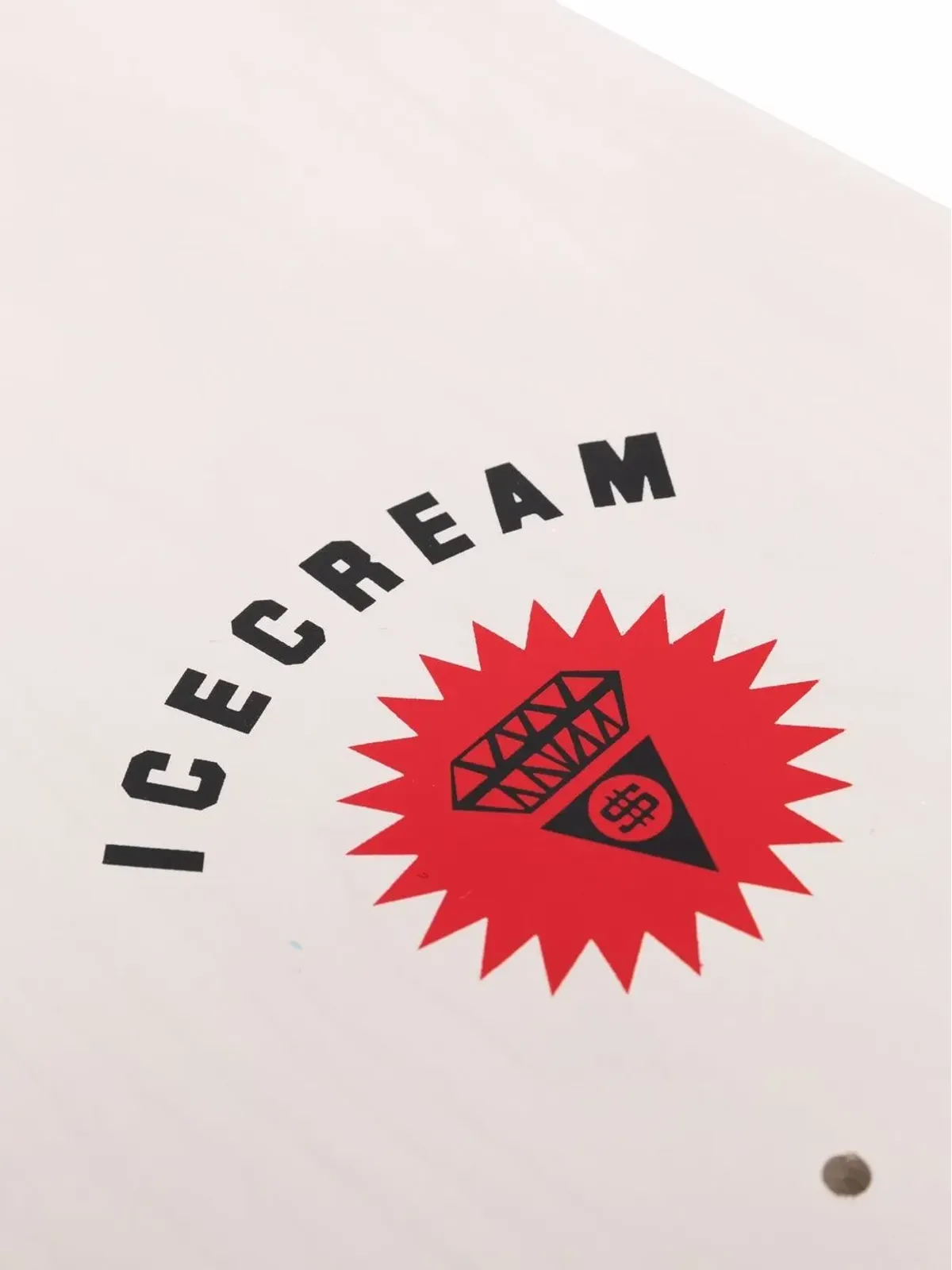 ICECREAM ロゴプリント スケートデッキ - 画像4