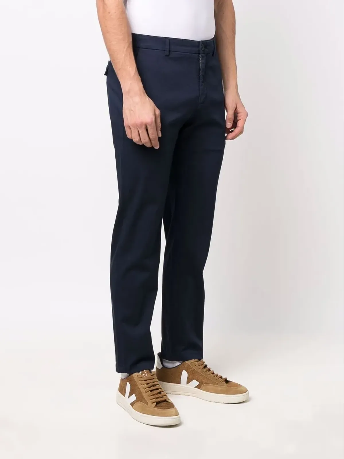 Department 5 ロゴパッチ チノパンツ - 画像3