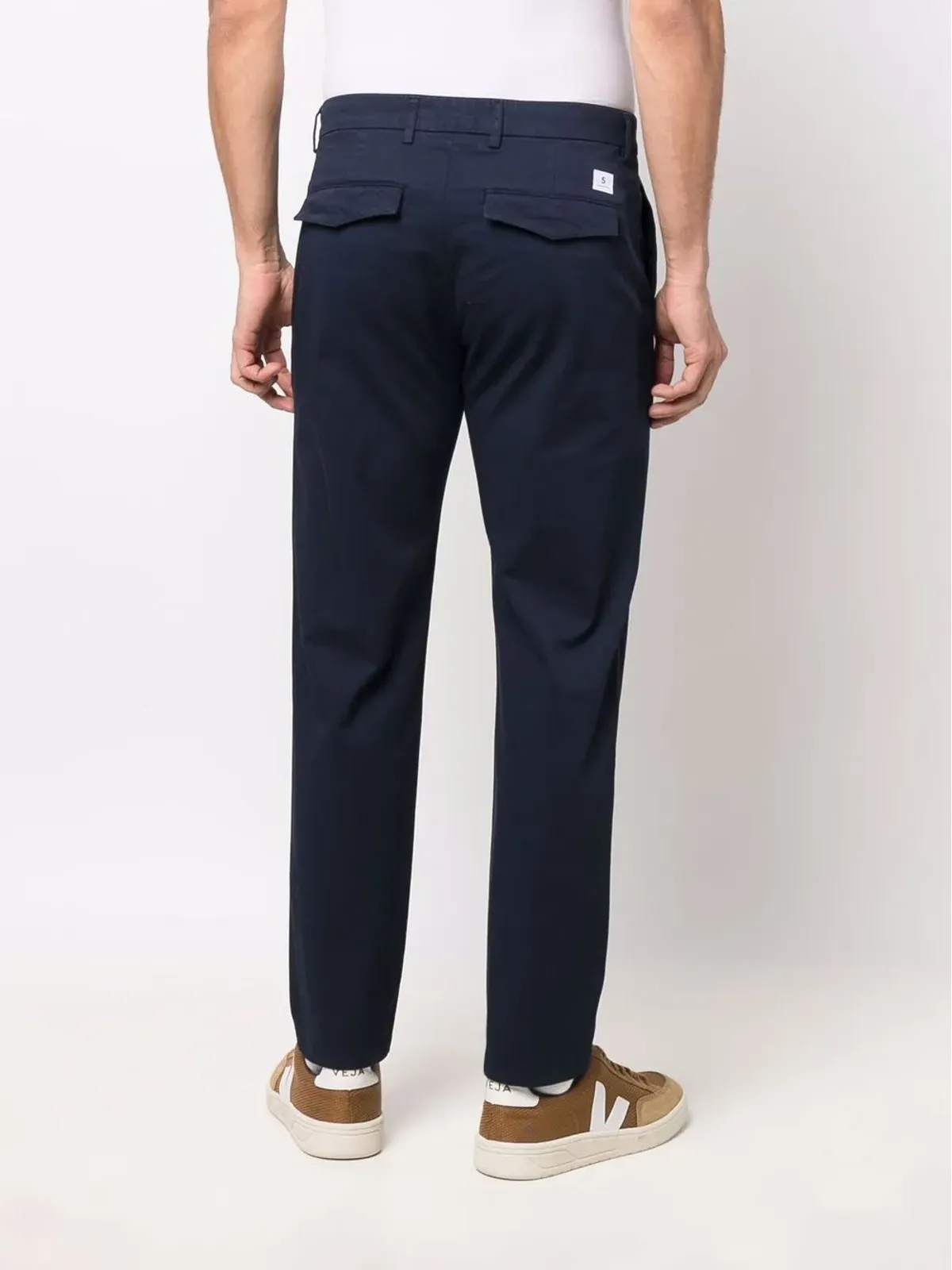 Department 5 ロゴパッチ チノパンツ - 画像4
