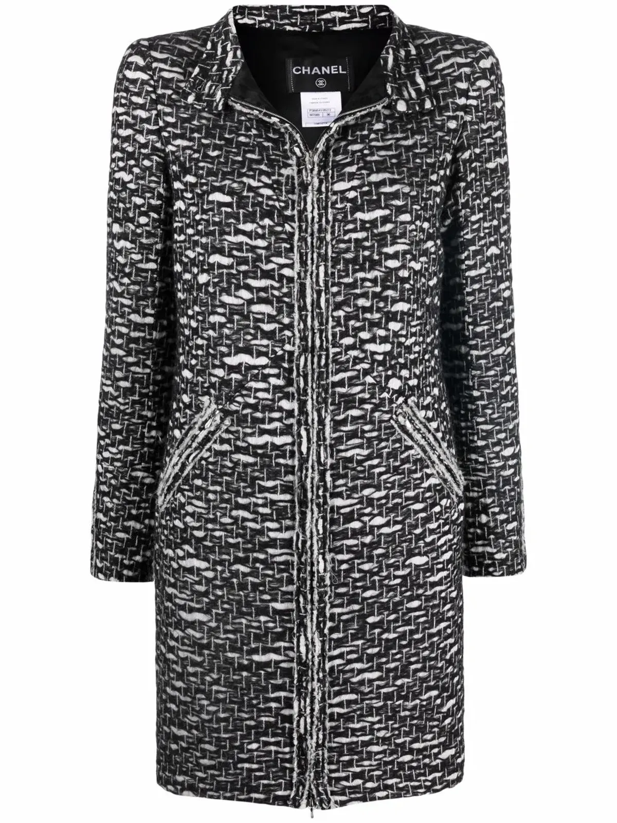 CHANEL Pre-Owned ブークレ ジップアップ ジャケット - 画像1