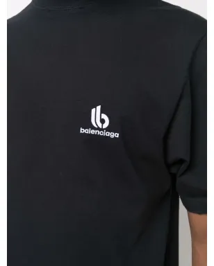 Balenciaga ロゴ刺繍入り半袖Tシャツ - サムネイル5