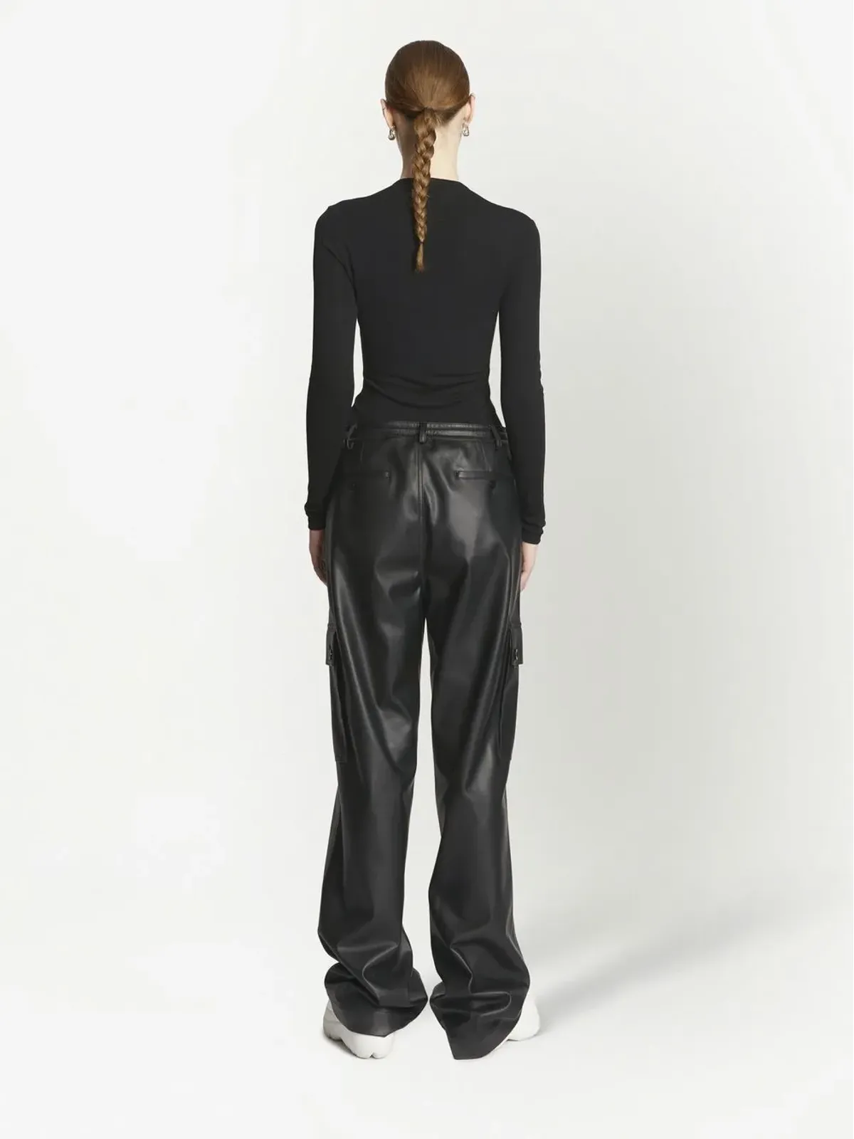 Proenza Schouler White Label カットアウトディテール長袖トップ - 画像4