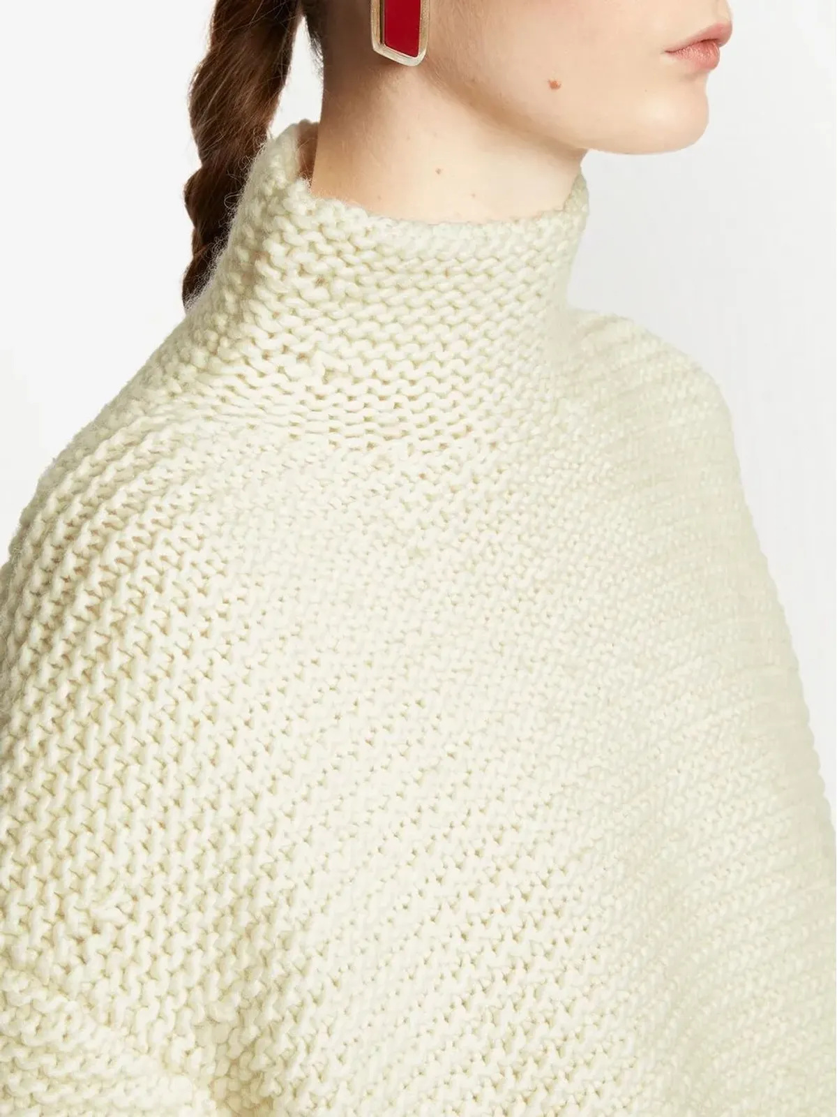 Proenza Schouler White Label ロールネック チャンクニットセーター - 画像5