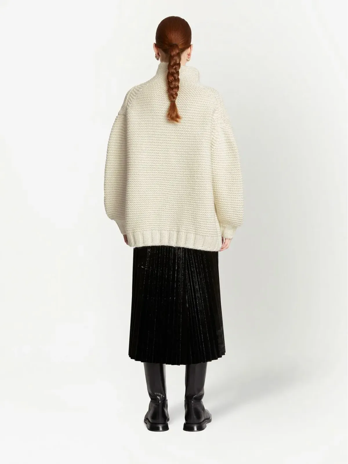 Proenza Schouler White Label ロールネック チャンクニットセーター - 画像4