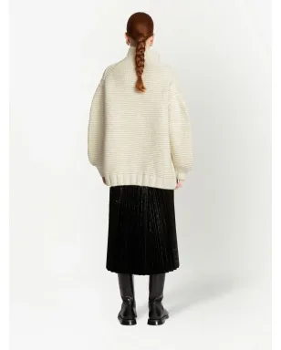 Proenza Schouler White Label ロールネック チャンクニットセーター - サムネイル4