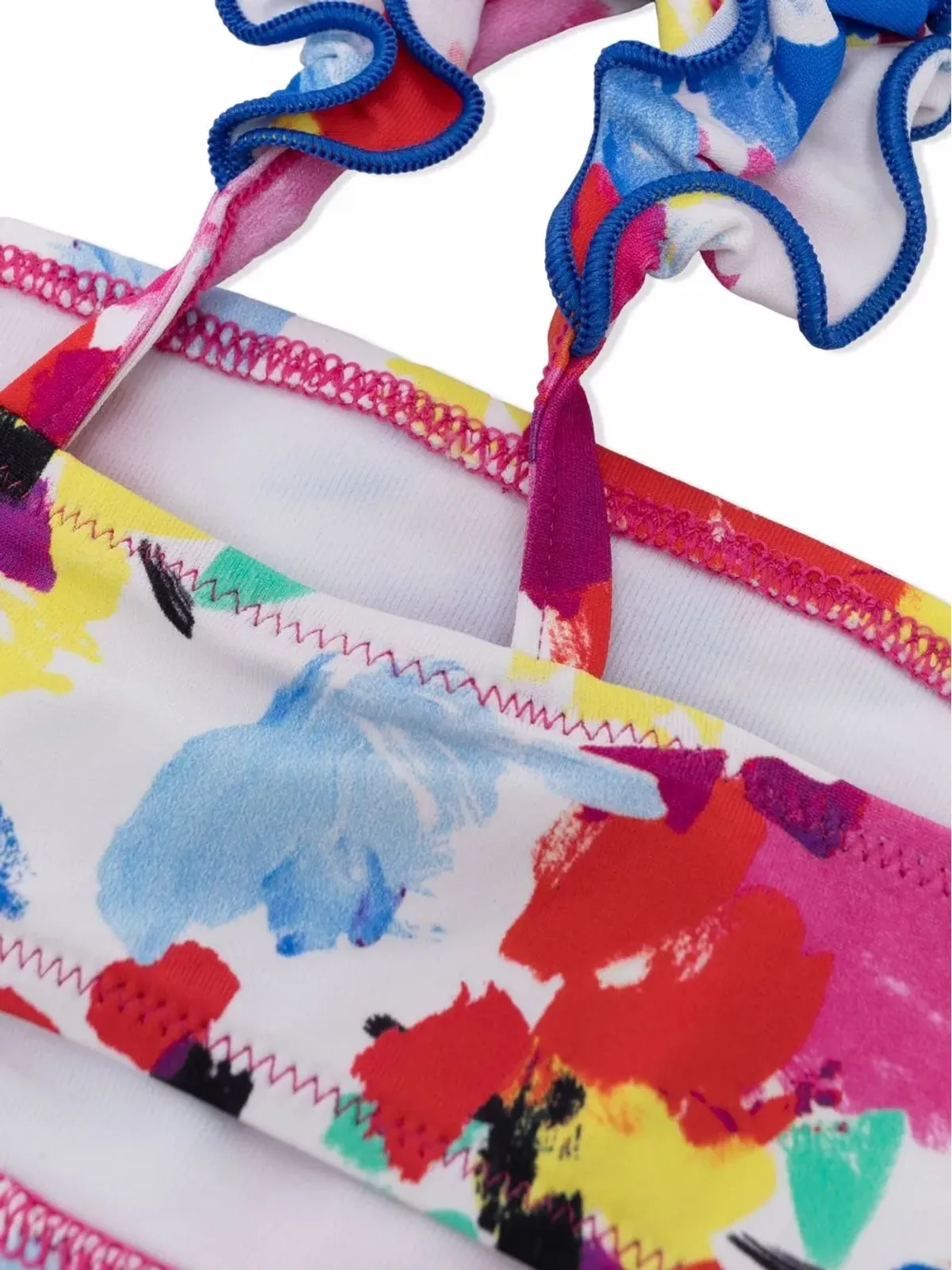 Il Gufo フローラルペイントプリントビキニセット - 画像3