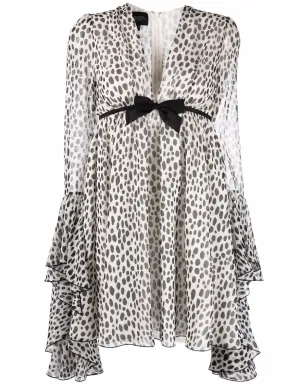 Giambattista Valli ダルメシアンプリント シルクドレス - サムネイル1