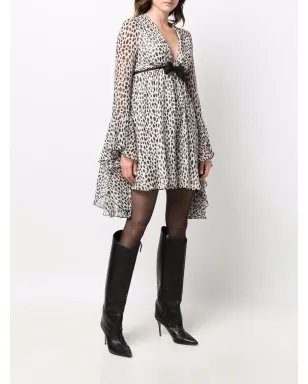 Giambattista Valli ダルメシアンプリント シルクドレス - サムネイル3