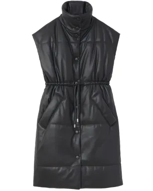 Proenza Schouler White Label パッド入りフェイクレザー ジレ - サムネイル1