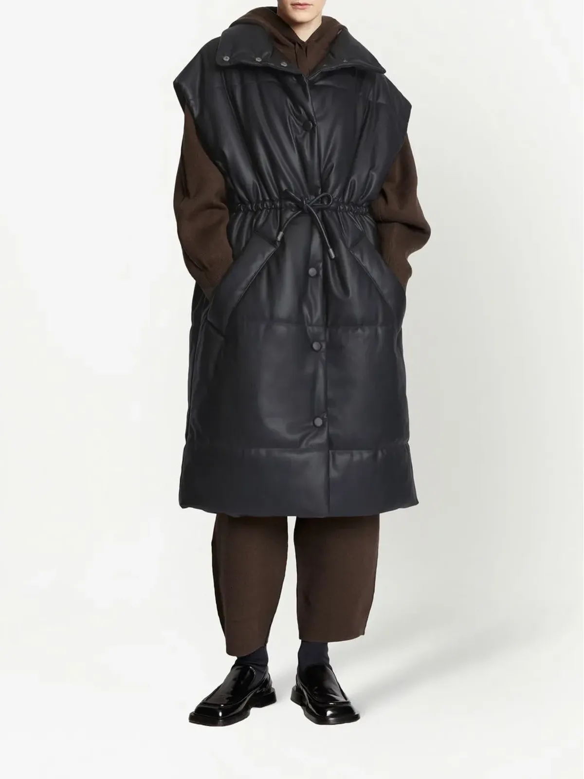 Proenza Schouler White Label パッド入りフェイクレザー ジレ - 画像2