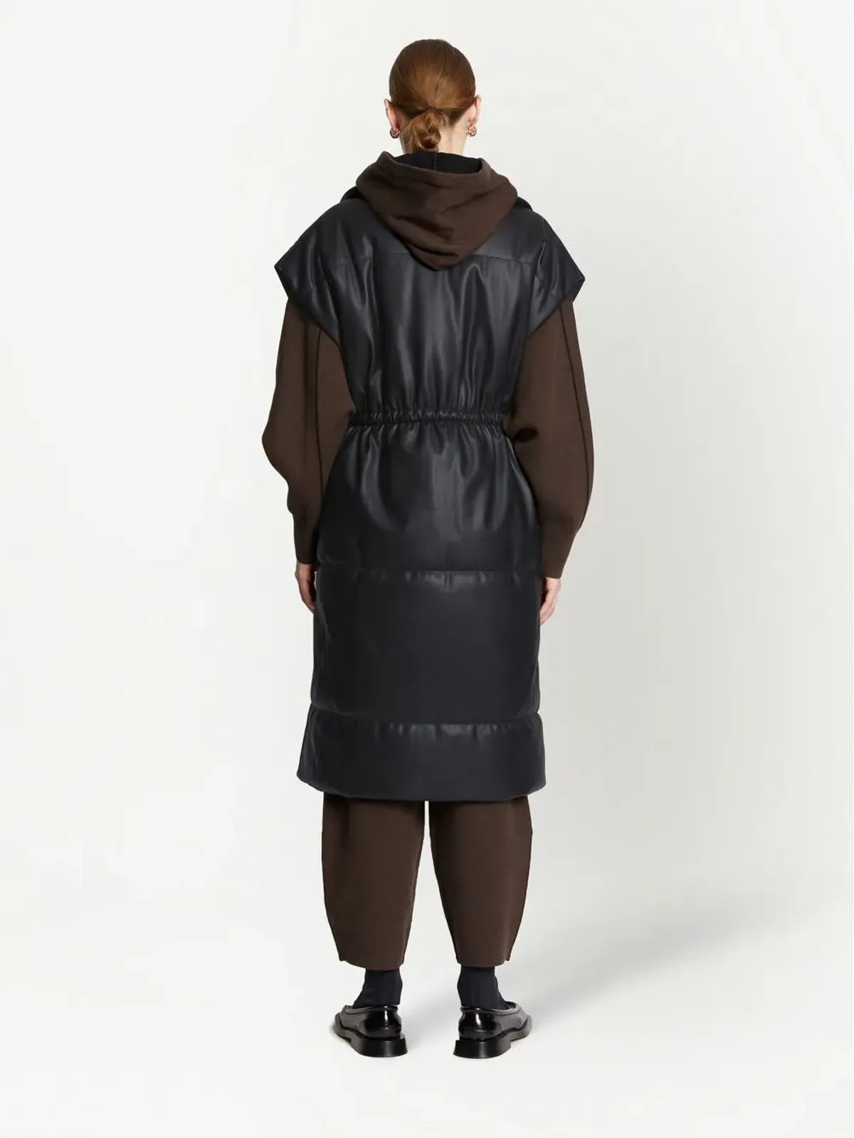 Proenza Schouler White Label パッド入りフェイクレザー ジレ - 画像4