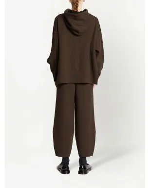 Proenza Schouler White Label ストレートレッグニットパンツ - ブラウン - サムネイル4