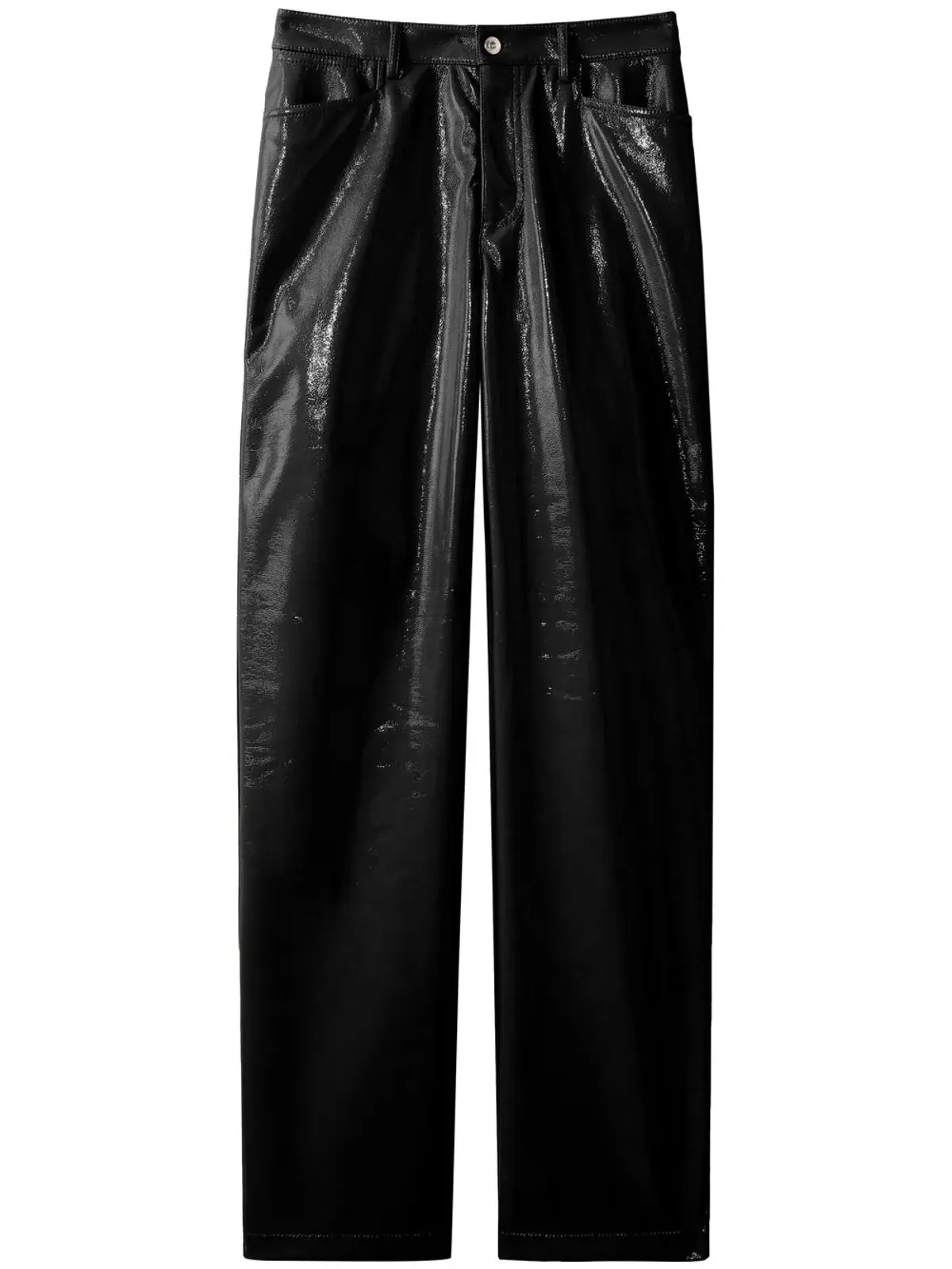 Proenza Schouler White Label ラッカーエフェクト・ストレートレッグパンツ - 画像1