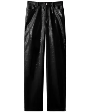 Proenza Schouler White Label ラッカーエフェクト・ストレートレッグパンツ - サムネイル1