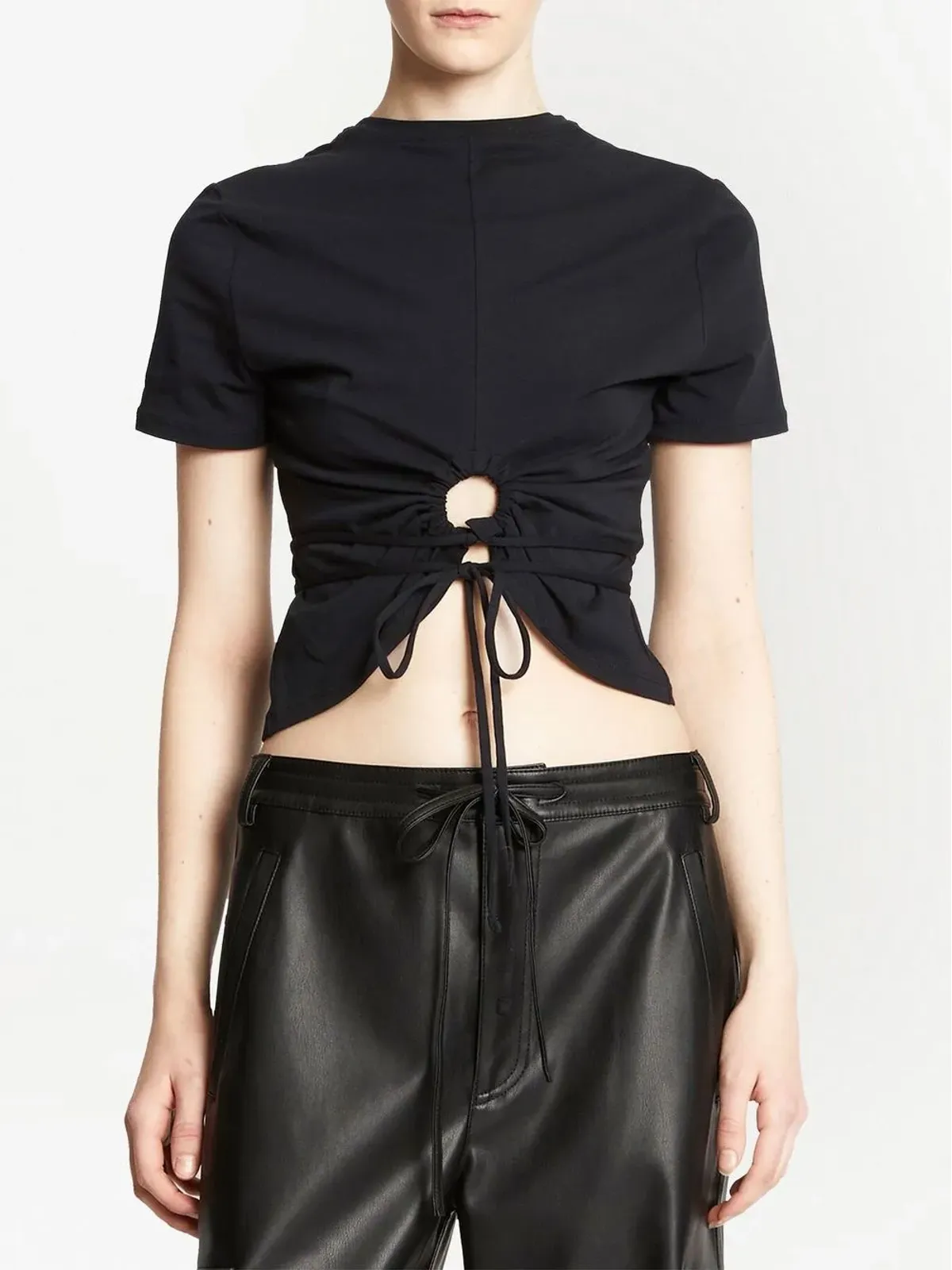Proenza Schouler White Label カットアウトディテール Tシャツ - 画像5