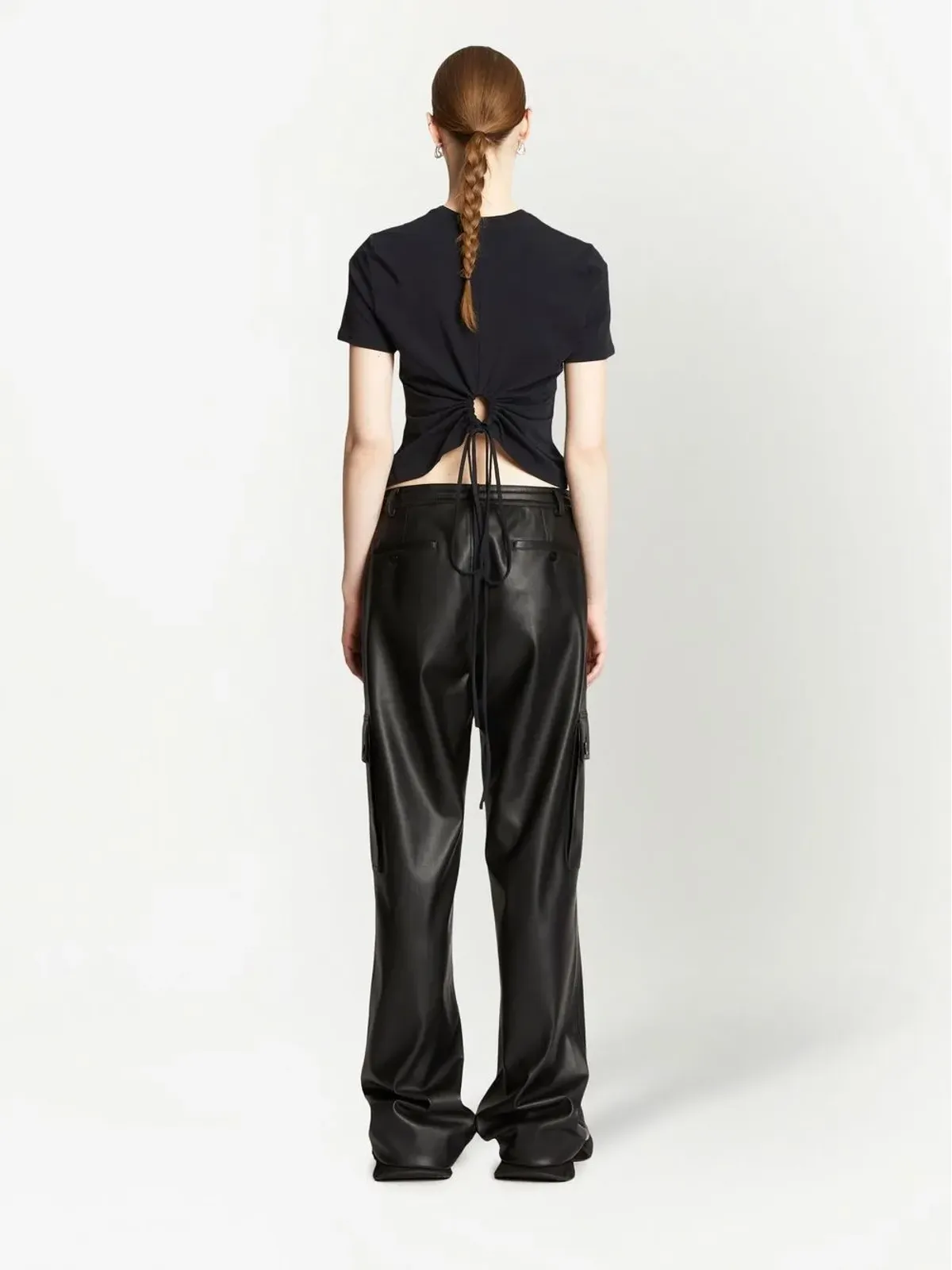 Proenza Schouler White Label カットアウトディテール Tシャツ - 画像4