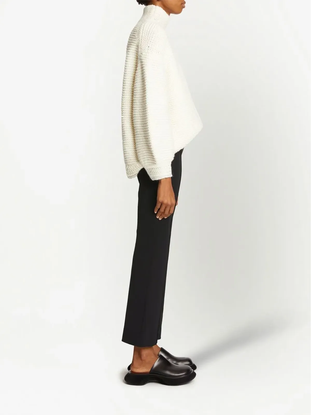 Proenza Schouler White Label ビーストレッチ クレープ フレアパンツ - 画像3
