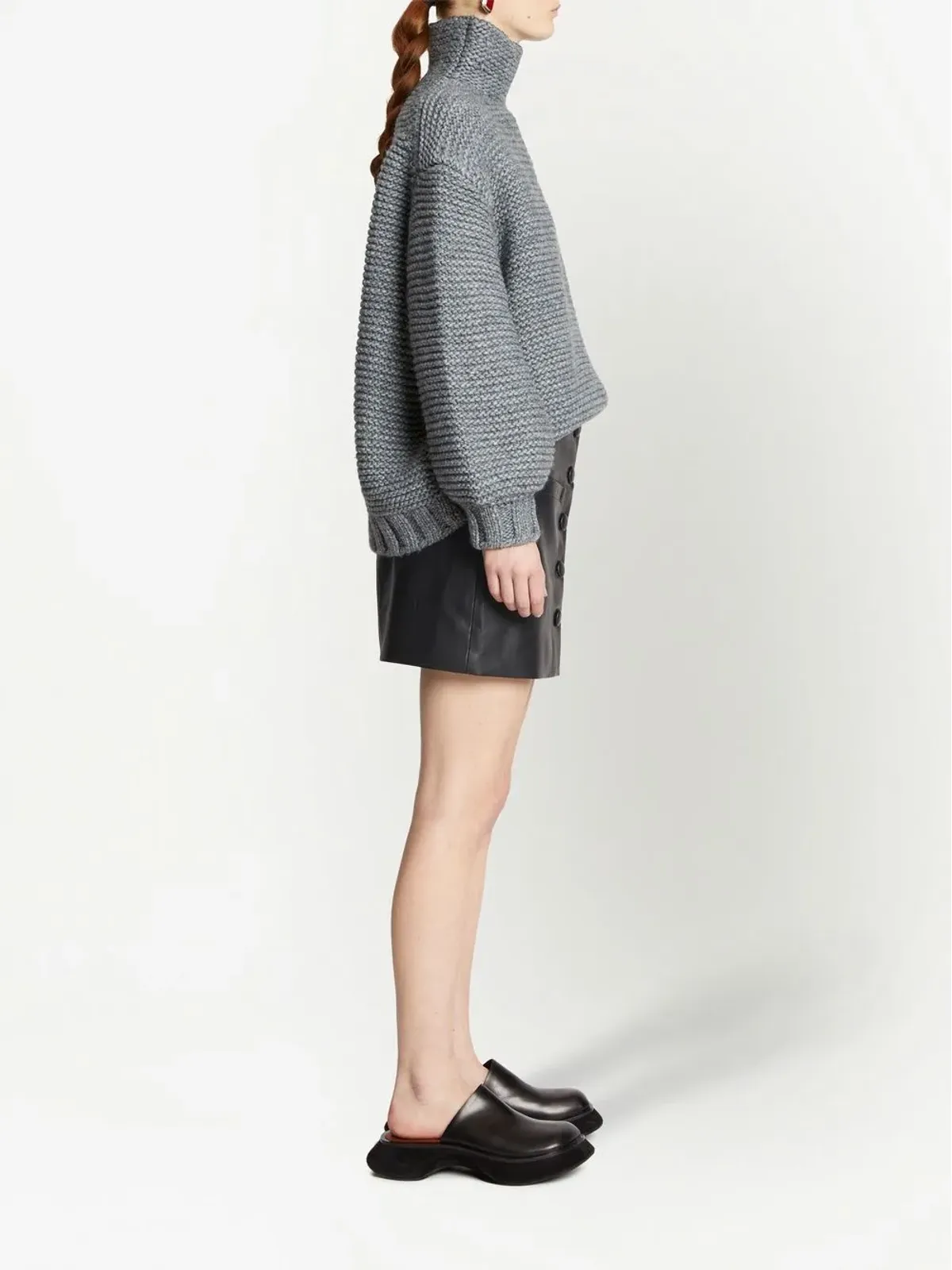Proenza Schouler White Label フェイクレザー ミニスカート - 画像3
