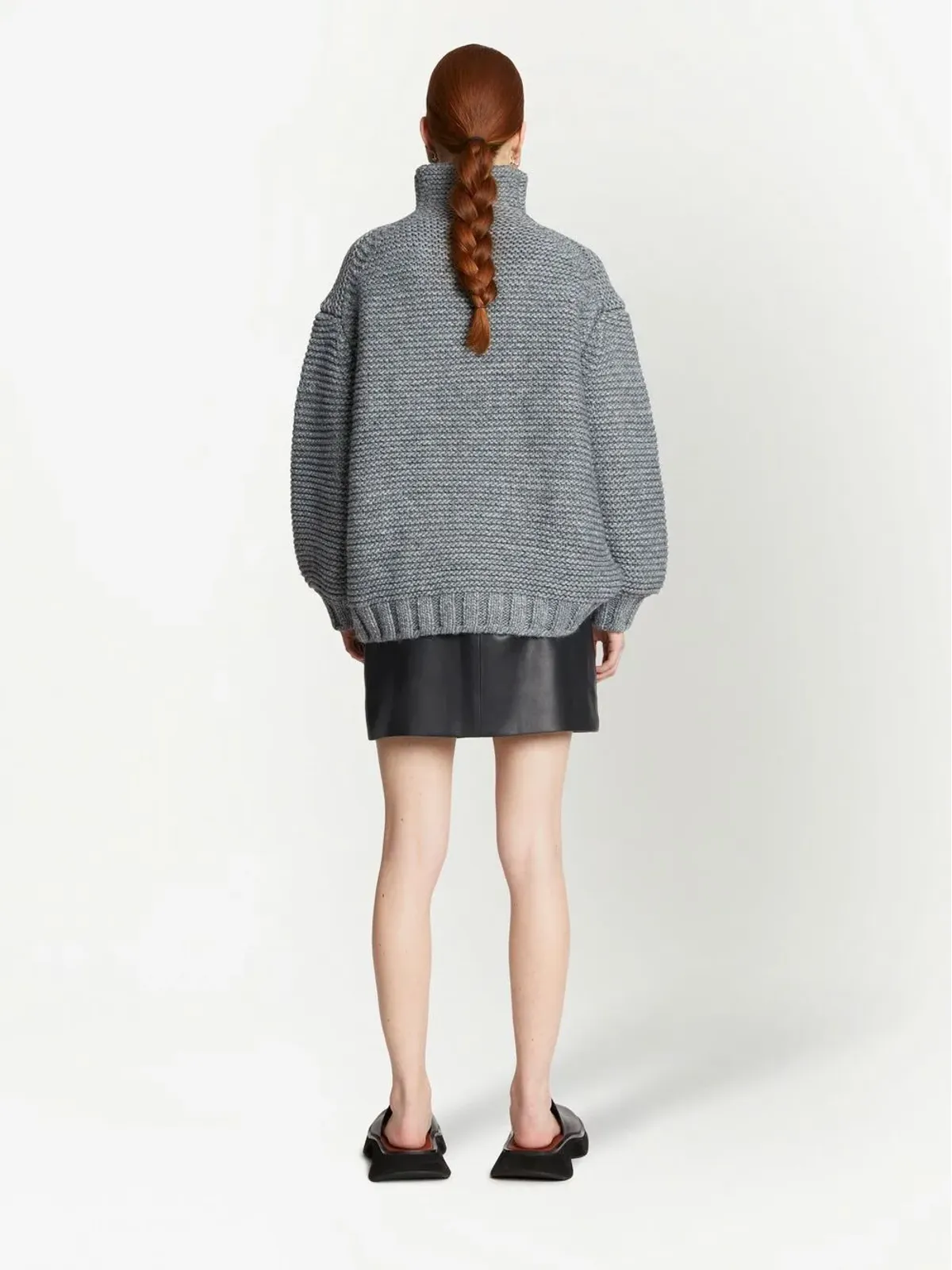 Proenza Schouler White Label フェイクレザー ミニスカート - 画像4