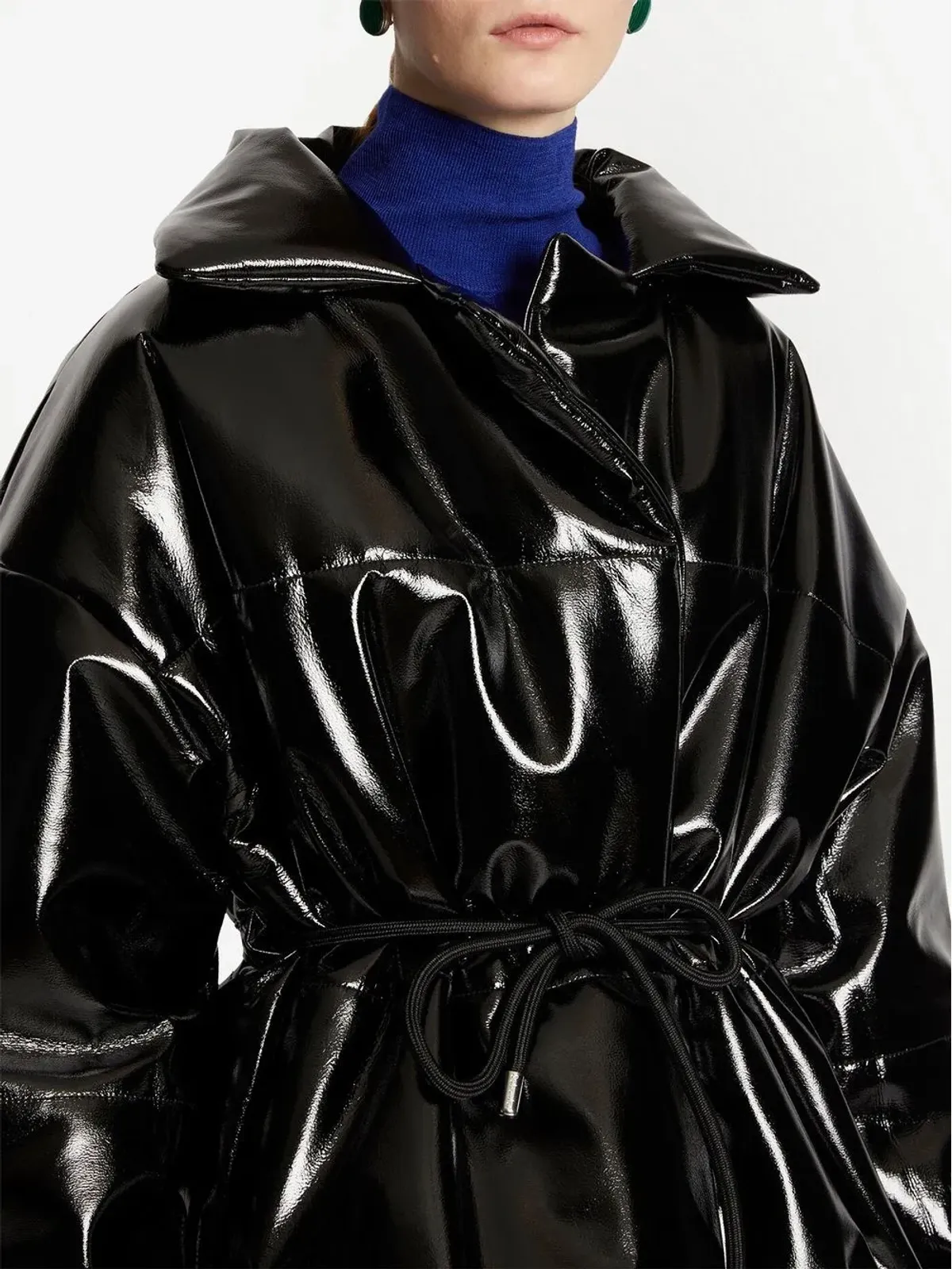 Proenza Schouler White Label オーバーサイズのパファーコート - ブラック - 画像5