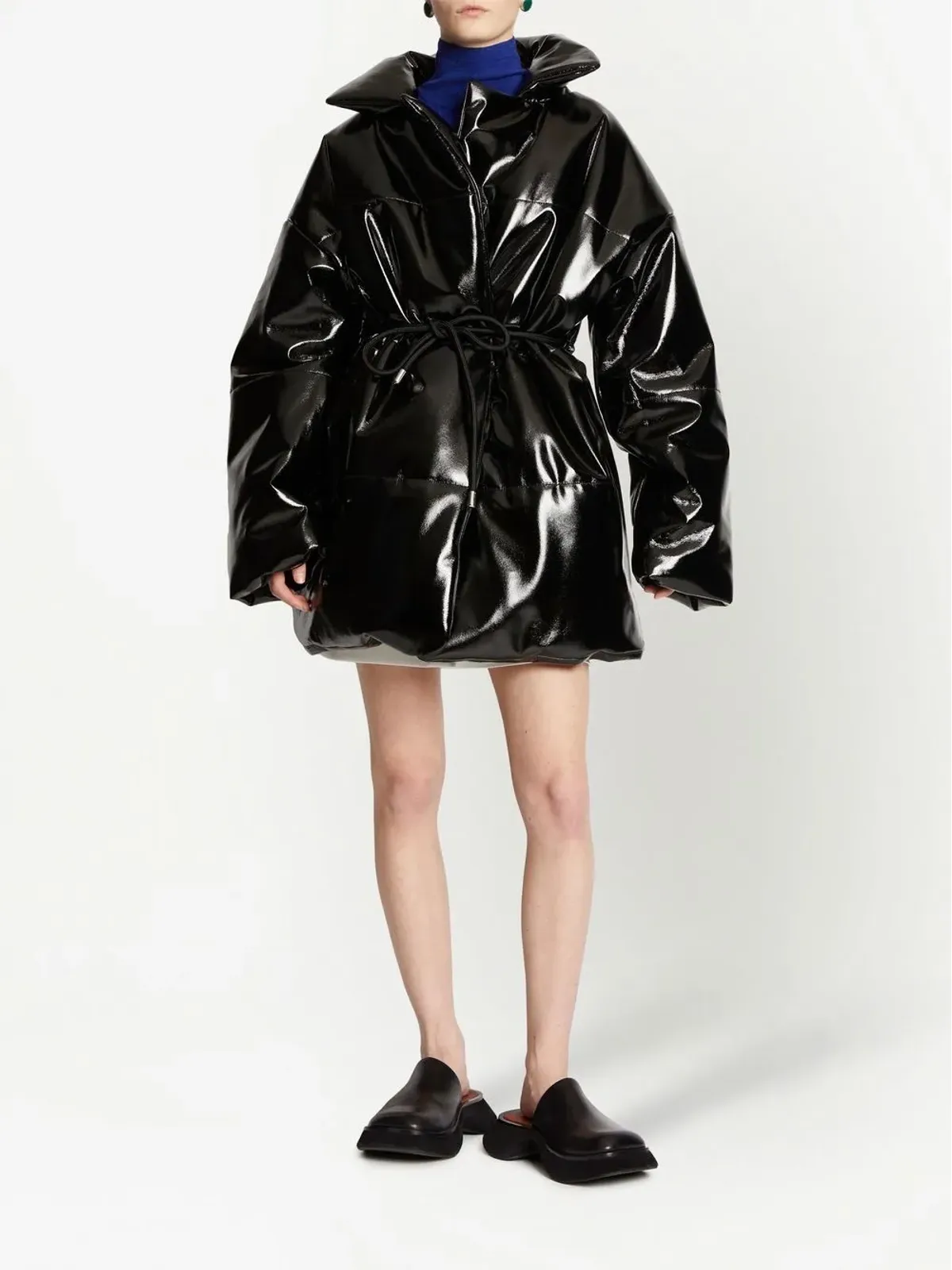 Proenza Schouler White Label オーバーサイズのパファーコート - ブラック - 画像2