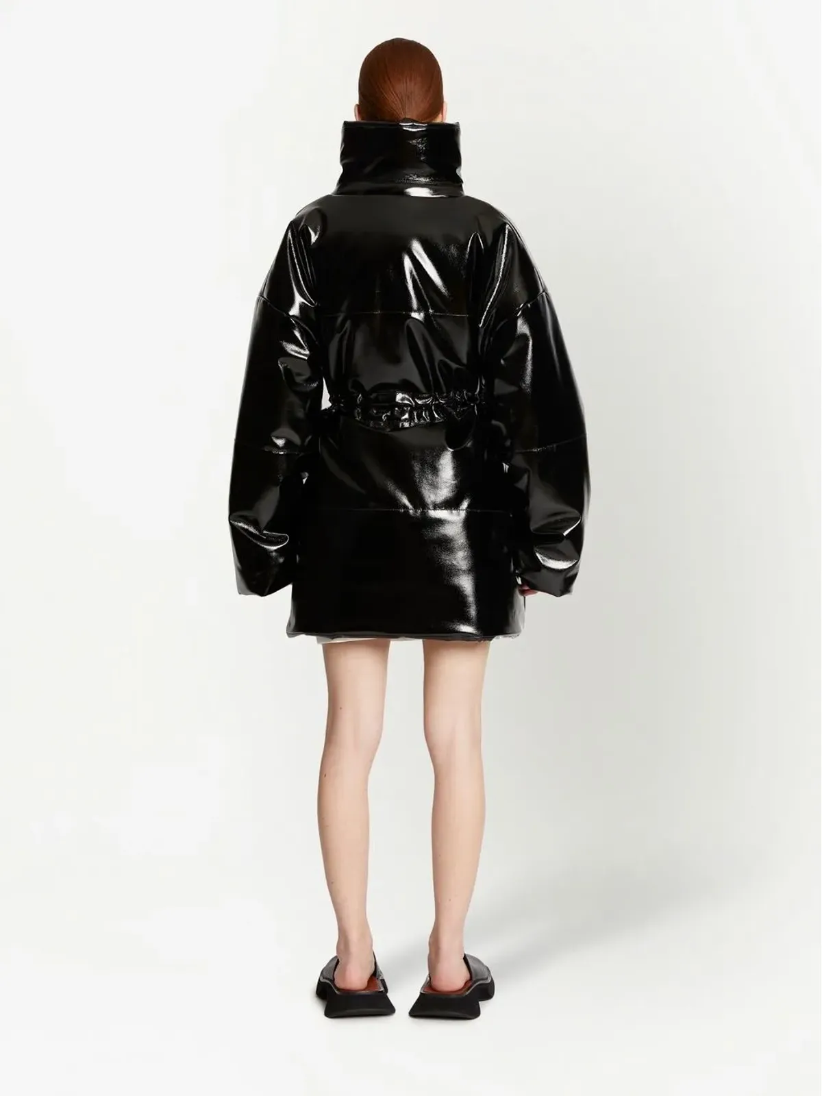 Proenza Schouler White Label オーバーサイズのパファーコート - ブラック - 画像4