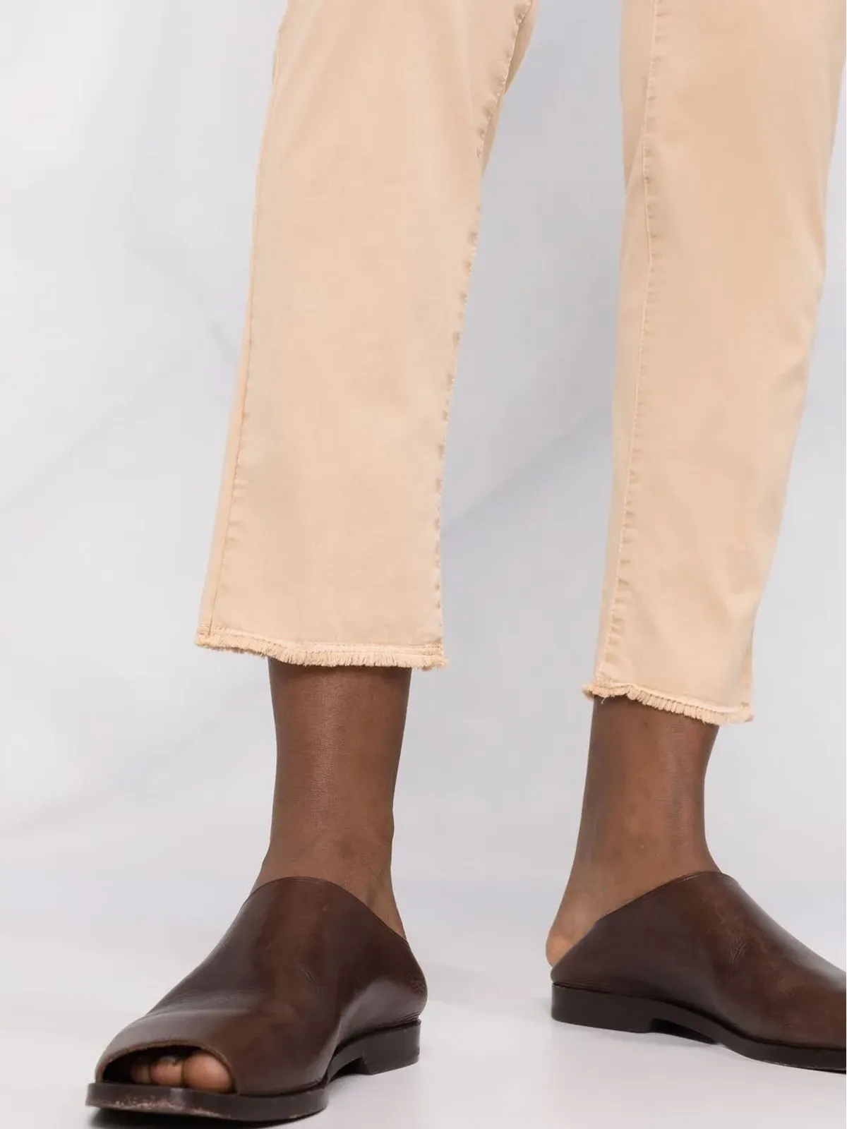 Peserico クロップドストレートレッグパンツ - 画像3