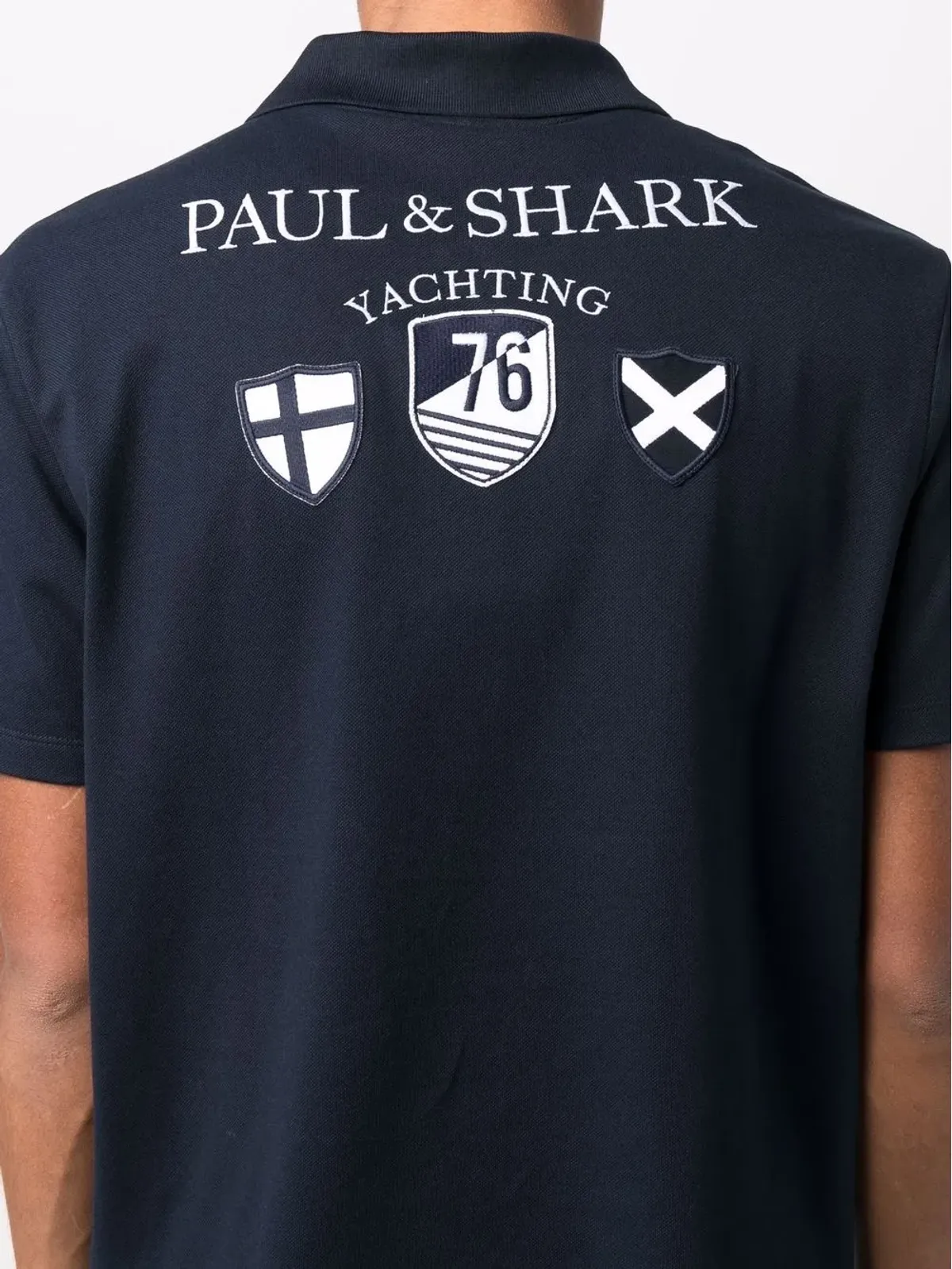 Paul & Shark ロゴプリント半袖ポロシャツ - 画像5