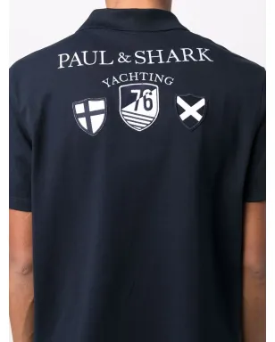Paul & Shark ロゴプリント半袖ポロシャツ - サムネイル5