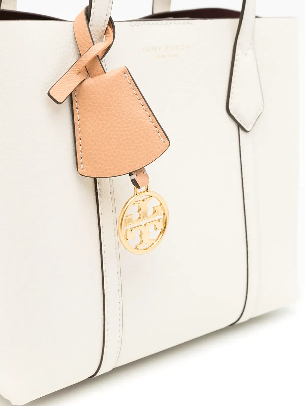 Tory Burch Perry 小さめレザー トートバッグ - 画像4