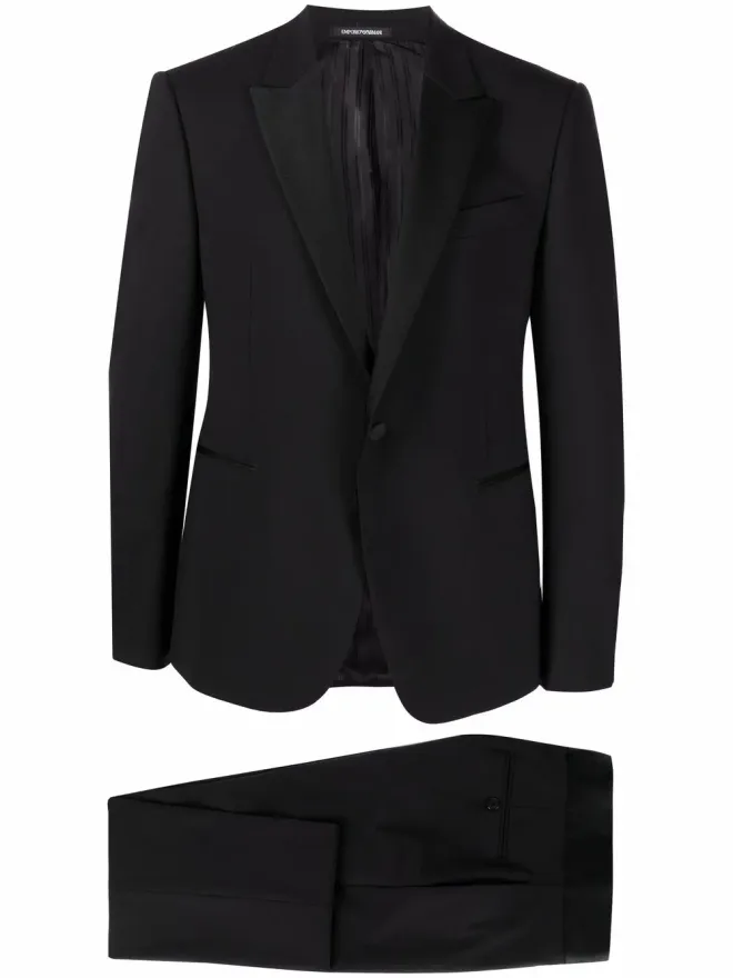 Emporio Armani Emporio Armani ジャケットとパンツスーツ - Blackの商品画像