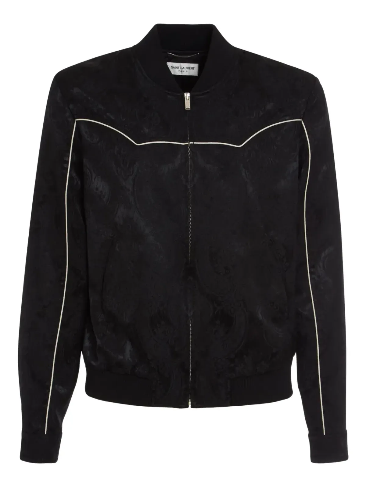 Saint Laurent ペイズリープリント ボンバージャケット - 画像1