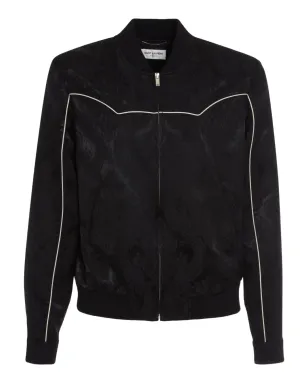 Saint Laurent ペイズリープリント ボンバージャケット - サムネイル1