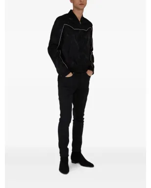 Saint Laurent ペイズリープリント ボンバージャケット - サムネイル2