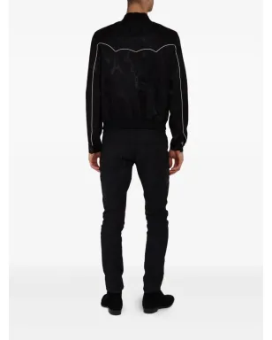 Saint Laurent ペイズリープリント ボンバージャケット - サムネイル3