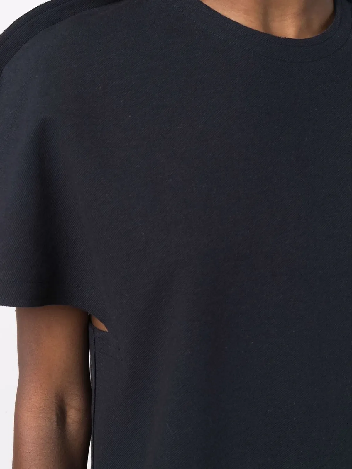 Jil Sander スカルプド・ショートスリーブ・ブラウス - 画像5