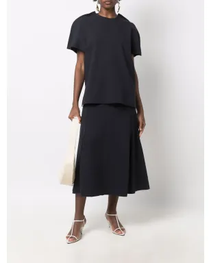 Jil Sander スカルプド・ショートスリーブ・ブラウス - サムネイル2