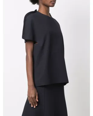 Jil Sander スカルプド・ショートスリーブ・ブラウス - サムネイル3