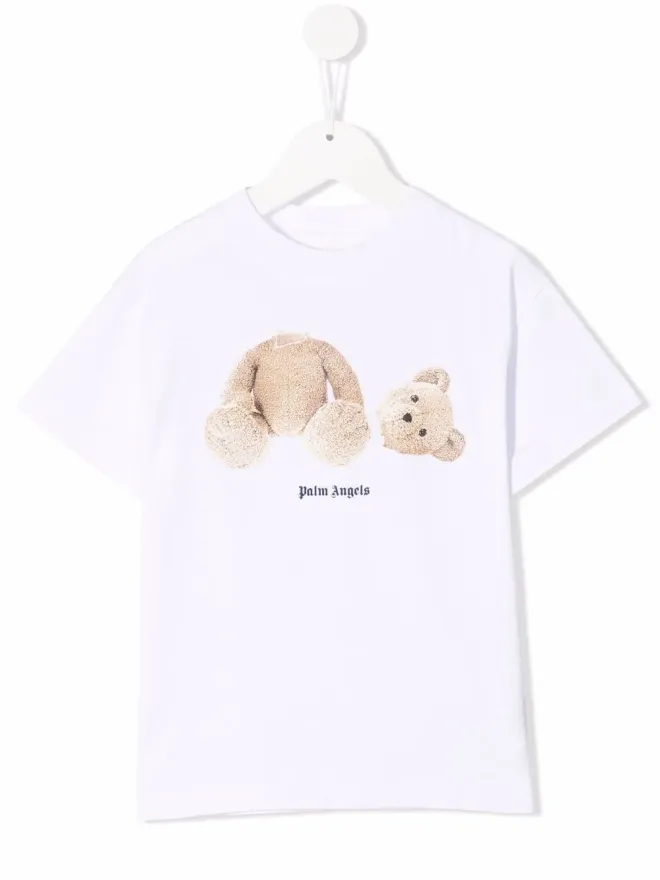 Palm Angels Kids Palm Angels Kids ベアプリント Tシャツの商品画像