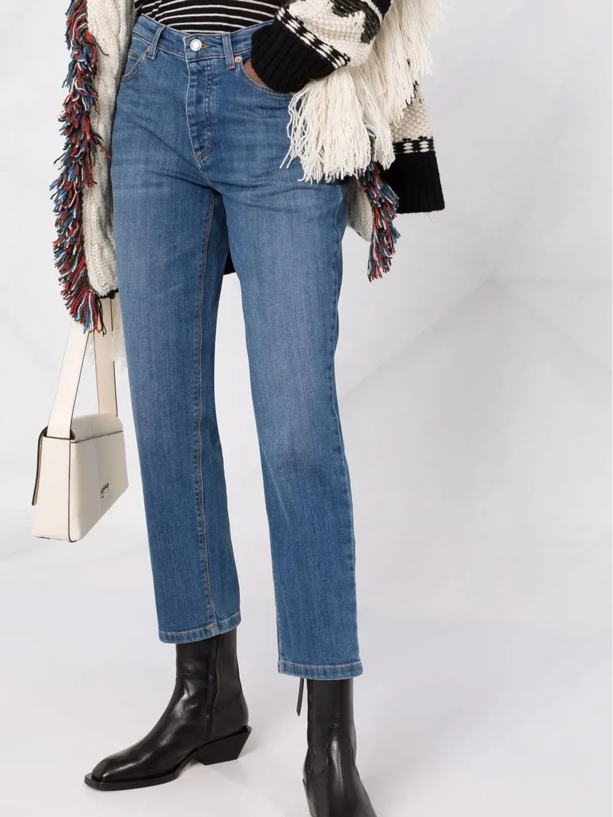 Zadig&Voltaire クロップドスリムフィットジーンズ - 画像5